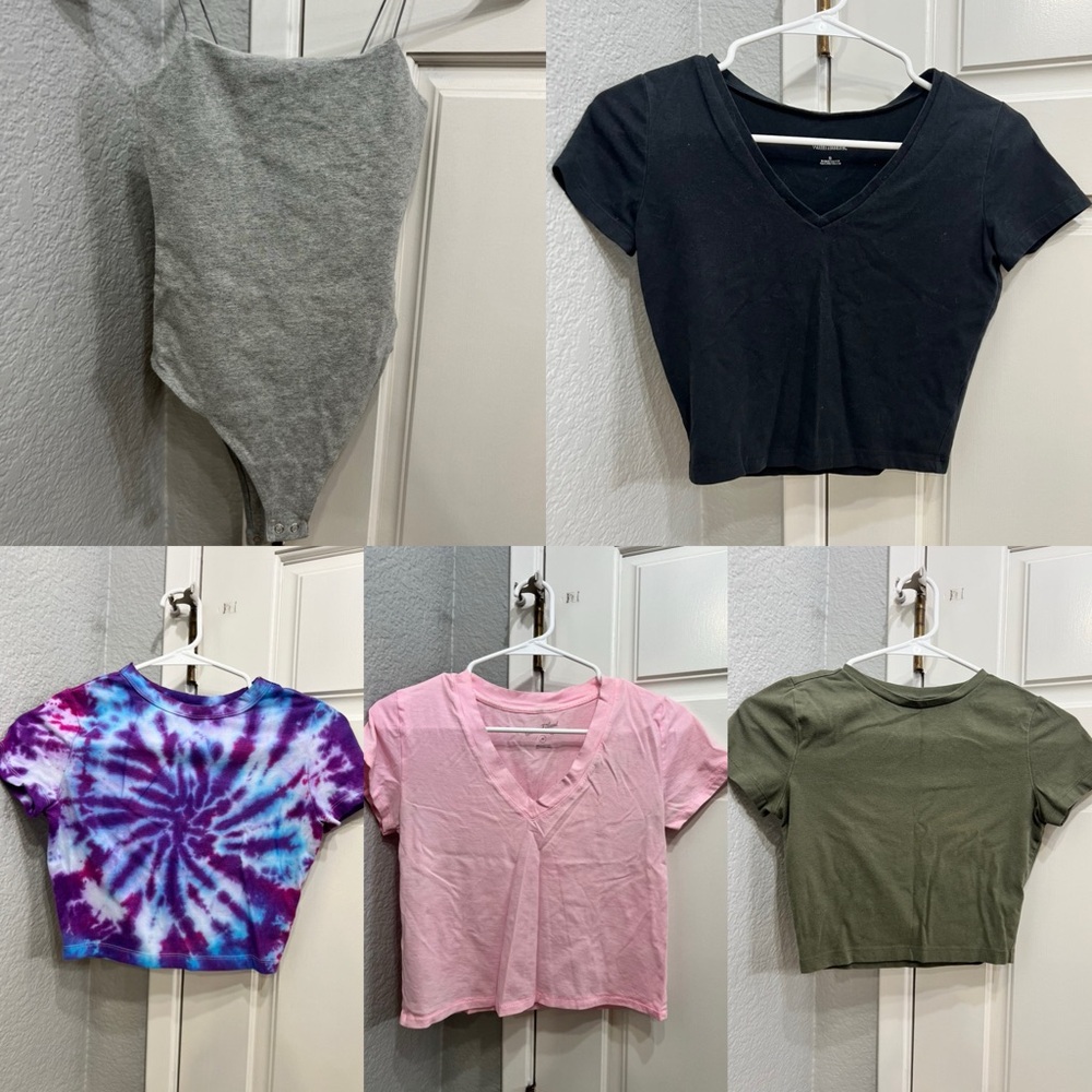 Wild Fable/Universal Thread XXS/XS/S Crop Tee bundle